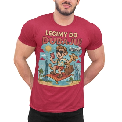 KOSZULKA  WAKACYJNA Lecimy do Dubaju
